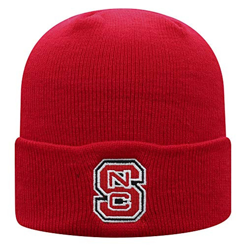 Top of the World North Carolina State Wolfpack Mens Cuffed Knit Hat Team Icon One Fit Top of the World North Carolina State Wolfpack Mens Cuffed Knit Hat Team Icon One Fit