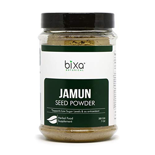 Jamun Powder -Black Plum- -Eugenia Jambolana- 200g -7 Oz- - Herbal Supplement for Normal Blood Sugar Level  Supports Proper Digestion