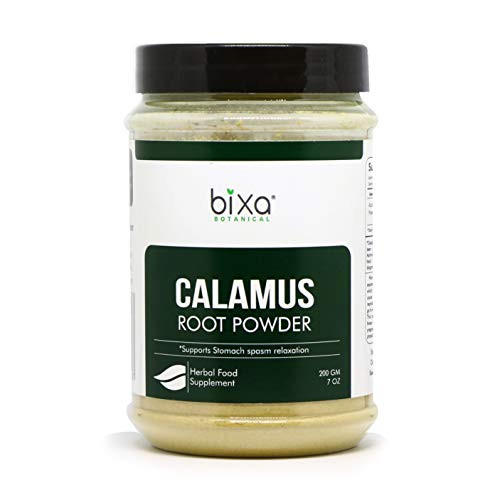 Calamus Root Powder -Acorus Calamus-  Supports Stomach spasm Relaxation by Bixa Botanical - 7 Oz -200g-