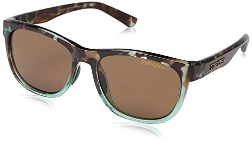 Tifosi Optics Swank Sunglasses - Polarized -Blue Confetti-Brown Polarized Lenses-