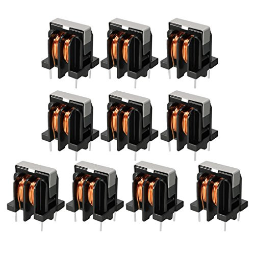 uxcell 10Pcs Toroid Magnetic Inductor Monolayer Wire Wind Wound 2mH Inductance Coil