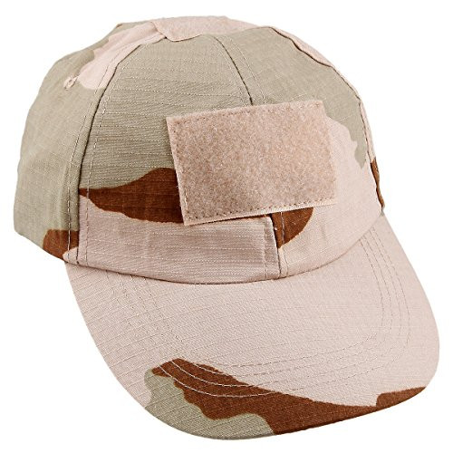 moonsix Tactical Caps for Men Military Style Camouflage Operator Hats Hunting Army Hat Baseball Cap-Desert Camo-