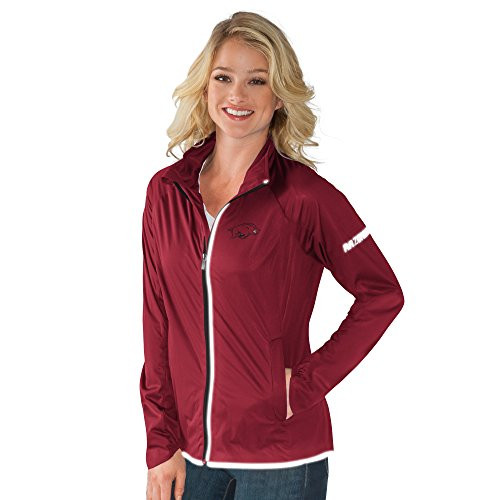 G-III Womens Batter Light Weight Full Zip Jacket  Cardinal  Small