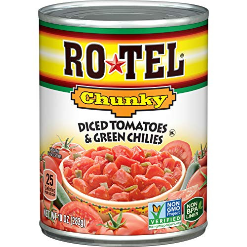 ROTEL Chunky Diced Tomatoes and Green Chilies  10 Ounce