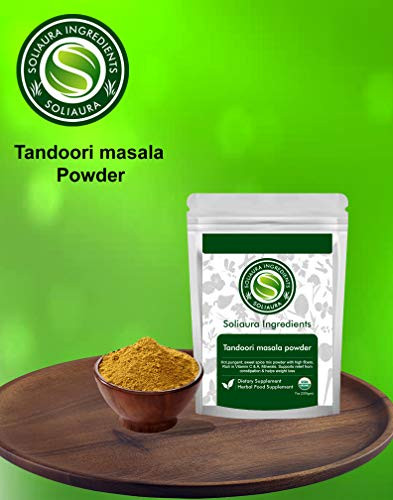 Organic Tandoori Masala 7 Oz -200 gm- Soliaura Ingredients- Organically Grown