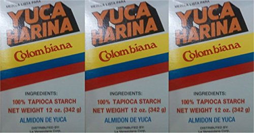 Yuca Harina Colombiana Tapioca Sour Starch -Pack of 3-