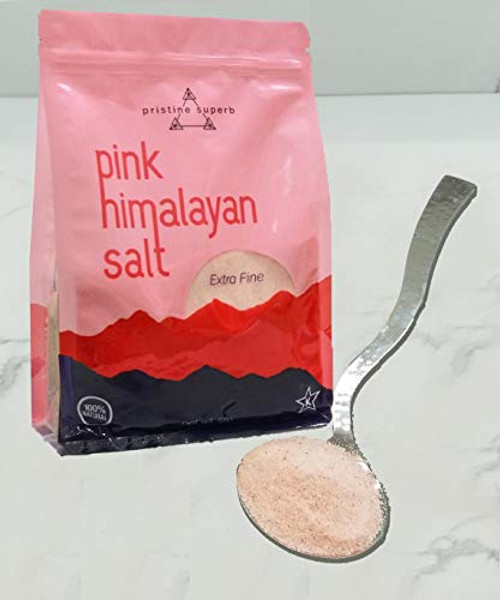 Pink Himalayan Salt Extra Fine 5Lb Bag ALL Natural Kosher certified Gourmet Pure Crystal Nutrient and Mineral Dense for Health Pink Himalayan Salt Extra Fine 5Lb Bag ALL Natural Kosher certified Gourmet Pure Crystal Nutrient and Mineral Dense for Health