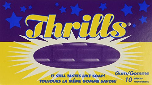Thrills Chewing Gum 10 Count - 20 Pack