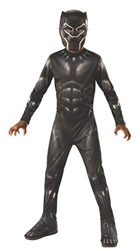 Rubies Marvel Avengers Endgame Childs Black Panther Costume and Mask  Medium