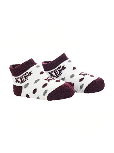 Texas AandM Aggies Toddler Socks Low Cut Little Fan -Maroon-Grey-White  2T-4T-