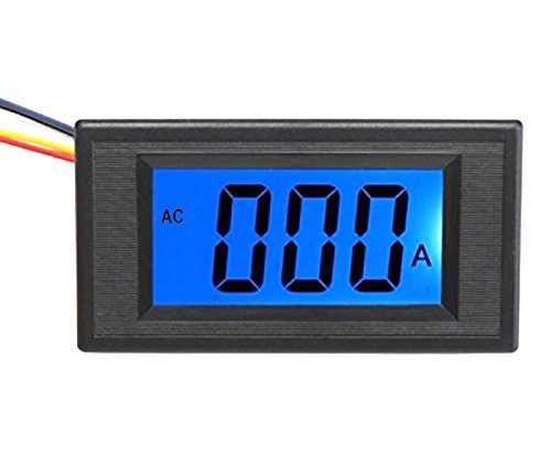 Blue LCD Digital AMP Current Panel Meter Ammeter AC 0-5A
