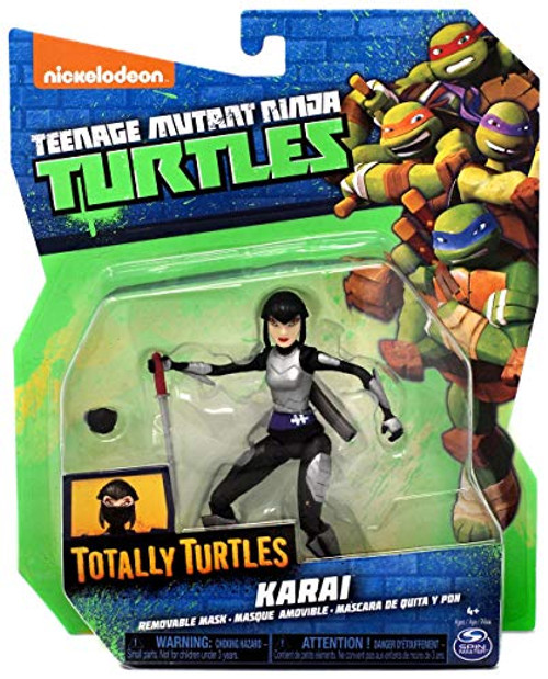 Teenage Mutant Ninja Turtles Nickelodeon Totally Turtles Karai Action Figure -Removable Mask- Teenage Mutant Ninja Turtles Nickelodeon Totally Turtles Karai Action Figure -Removable Mask-