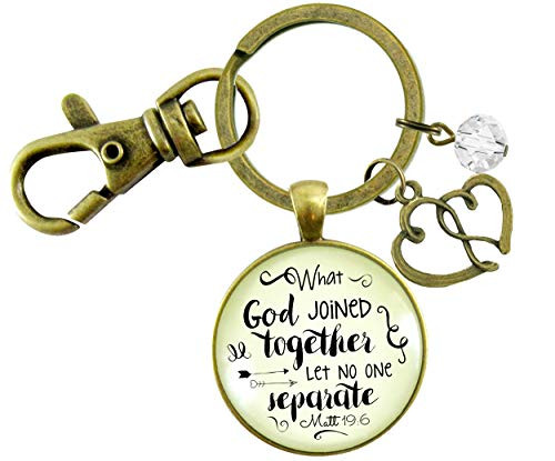 Gutsy Goodness Woman of Faith Keychain Marriage Quote Bridal Shower Wedding Gift Gutsy Goodness Woman of Faith Keychain Marriage Quote Bridal Shower Wedding Gift
