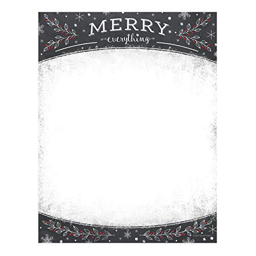 Great Papers Vintage Chalkboard Style Holiday Letterhead - 80 Sheets 8-5 x 11 Celebrate The Season Christmas Paper Great Papers Vintage Chalkboard Style Holiday Letterhead - 80 Sheets 8-5 x 11 Celebrate The Season Christmas Paper