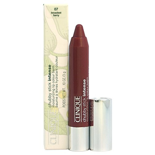 Clinique Chubby Stick Intense Moisturizing Lip Color Balm  No- 07 Broadest Berry  0-1 Ounce