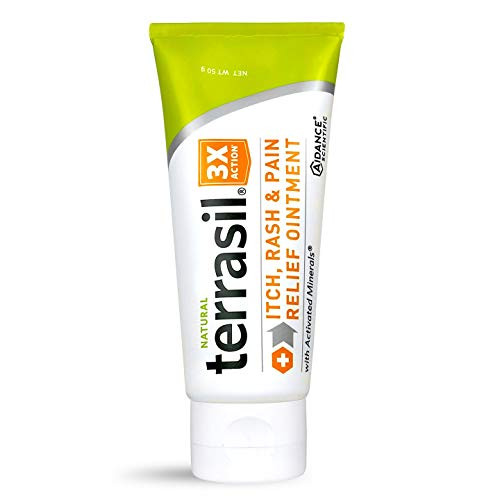 Itch and Rash 50gm - Natural Ointment for Grovers Disease  Erythrasma  Intertrigo  Pruritus  Miliaria  Poison Ivy  Oak Sumac and Bug Bites by Terrasil