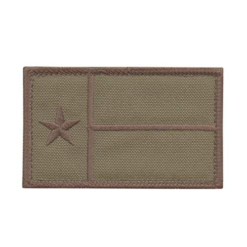 LEGEEON Texas Lone Star Flag Tan Coyote Brown USA Army Tactical Morale Touch Fastener Cap Patch