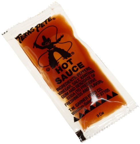Texas Pete Hot Sauce  7-Grams Packets -Pack of 200-