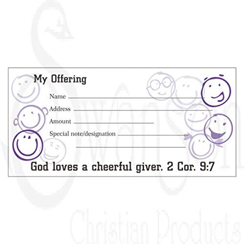 Offering Envelope - Cheerful Giver -2Cor 97-