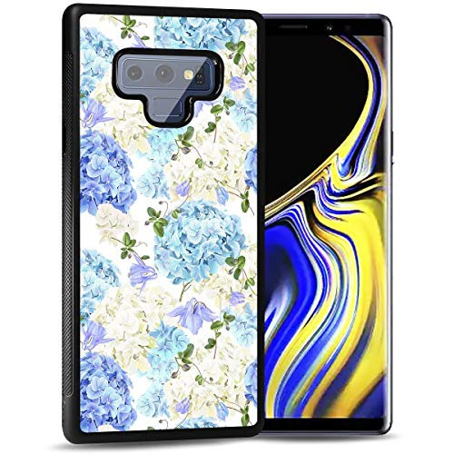 for Samsung Note 9  Galaxy Note 9  Durable Protective Soft Back Case Phone Cover  NiceTEK HOT12572 Light Blue Flower 12572