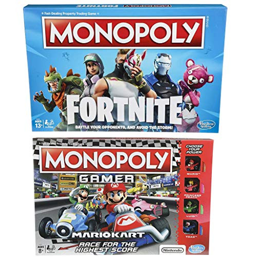 Monopoly Gamer Mario Kart And Monopoly Fortnite Edition Board Game Bundle Monopoly Gamer Mario Kart And Monopoly Fortnite Edition Board Game Bundle