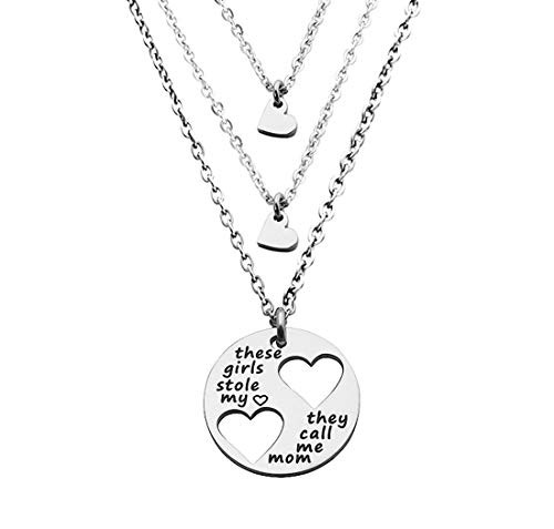 Beeshion Mother Daughter Necklace Set 