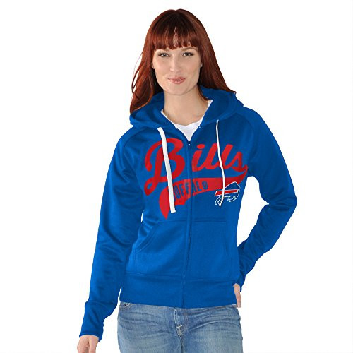 GIII For Her Game Day Full Zip Fleece Hoody  LRG  Royal