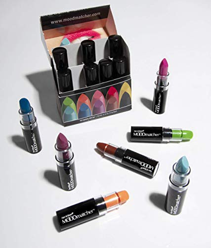 Fran Wilson MOODmatcher Lipstick  10PC Collection of the Original Color-Change Lipstick - 12 HOUR Long Wear  Enriched with Aloe and Vitamin E for Ultra-