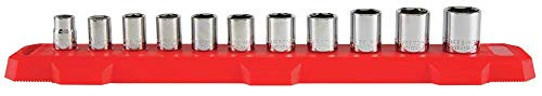 CRAFTSMAN Socket Set  Metric  3-8-Inch Drive  6-Point  11-Piece -CMMT12043-