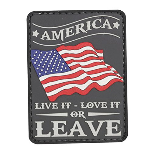 5ive Star Gear America Live It Quote Morale Patch  One Size  Multi-Colored