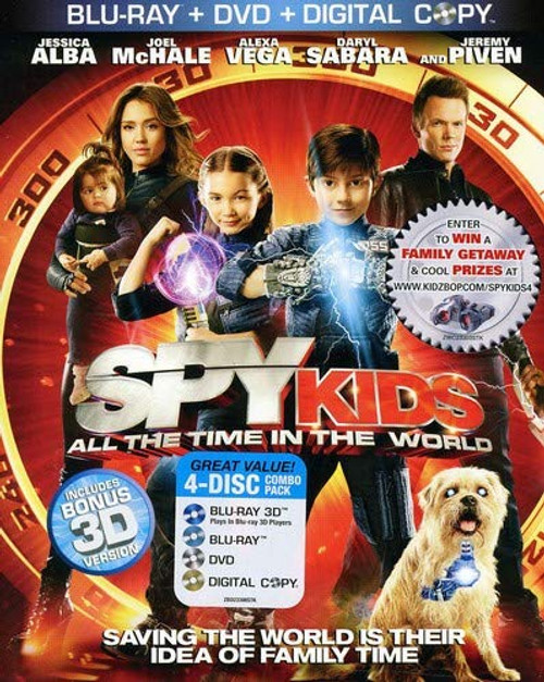 Spy Kids 4 -3D Blu-ray - Blu-ray - DVD - Digital Copy- Spy Kids 4 -3D Blu-ray - Blu-ray - DVD - Digital Copy-