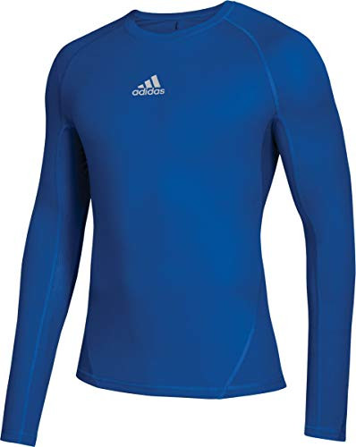 adidas Training Alphaskin Sport Long Sleeve Tee  Collegiate Royal  3X-Large