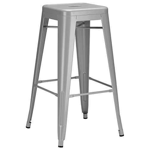 Poly and Bark Trattoria bar Stool in Grey