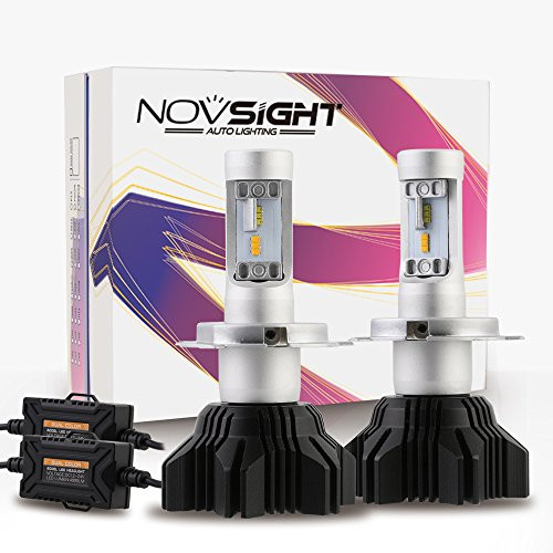 H4/HB2/9003 LUXEON ZES LED Automobile Headlight Bulbs Bulbs Hi-Lo Beam with Advanced LED Chip and All-in-One Conversion kit-40W/8,000LM/6,500K White Light (H4, 6500K(White Light)) H4/HB2/9003 LUXEON ZES LED Automobile Headlight Bulbs Bulbs Hi-Lo Beam with Advanced LED Chip and All-in-One Conversion kit-40W/8,000LM/6,500K White Light (H4, 6500K(White Light))
