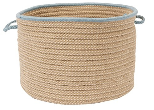 Colonial Mills Boat House Utility Basket, 18 by 12-Inch, Light Blue