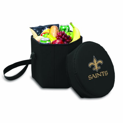 NFL New Orleans Saints Bongo Insulated Collapsible Cooler Black NFL New Orleans Saints Bongo Insulated Collapsible Cooler Black