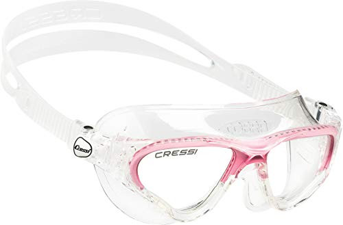 Cressi Cobra Adult Swim Eyewear Mask -Clear Pink-