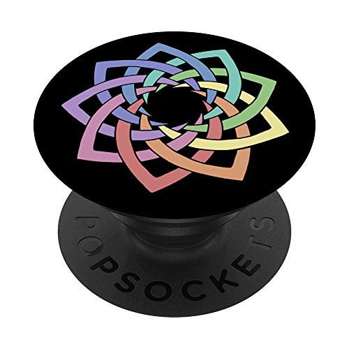 Woven Nine Pointed Star - Bahai Faith PopSockets PopGrip Swappable Grip for Phones and Tablets