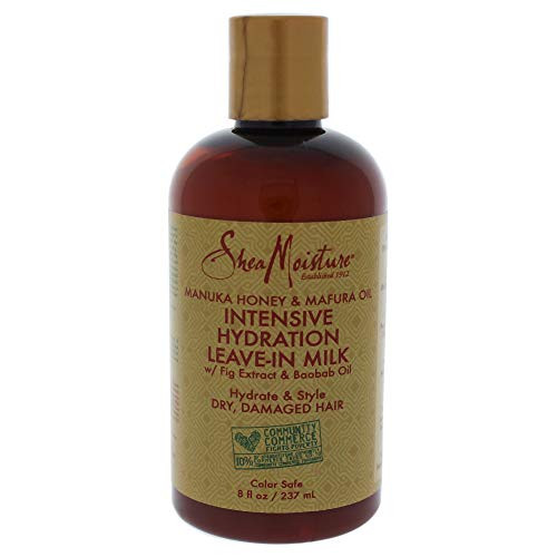 Shea Moisture Manuka Honey and Mafura Oil Intensive Hydration Leave-In Milk for Unisex 8 Ounce Shea Moisture Manuka Honey and Mafura Oil Intensive Hydration Leave-In Milk for Unisex 8 Ounce