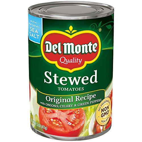 Del Monte Original Recipe  Canned Stewed Tomatoes  14-5 Ounce -Pack of 12-