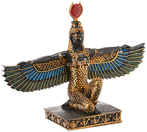 Design Toscano QL12219 Isis Goddess of Beauty Egyptian Decor Statue 9 Inch Full Color Design Toscano QL12219 Isis Goddess of Beauty Egyptian Decor Statue 9 Inch Full Color