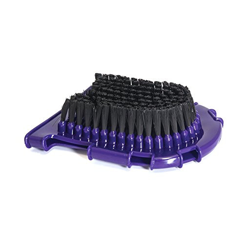 Roma Bristle Back Grooming Mitt One Size Purple