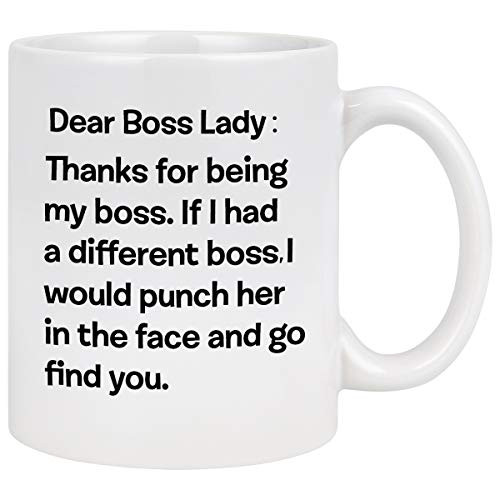 Boss Lady Gifts Dear Boss Lady Thanks for Being My Boss Mug Boss Lady Mug Birthday Gifts for Women Gifts for Boss Female Gifts for Friend Female Funny Boss Lady Gifts Dear Boss Lady Thanks for Being My Boss Mug Boss Lady Mug Birthday Gifts for Women Gifts for Boss Female Gifts for Friend Female Funny