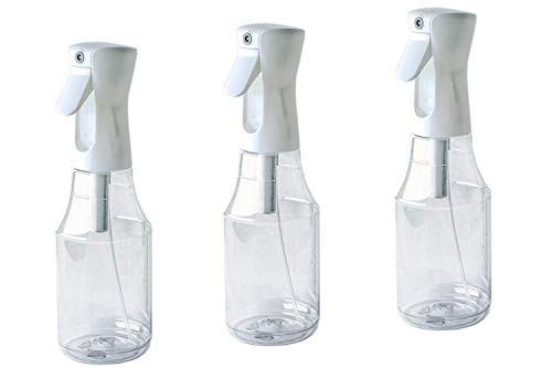 The Bucko Flairosol Fine Mist Sprayers -24oz 3 Pack- - Large Misting Spray Bottle for Curly Hair  Hairstyling  Plants - Refillable Fine Mist Bottles