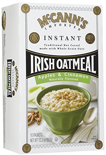 McCanns Instant Irish Oatmeal - Apple Cinnamon - 12-3 oz - 10 ct