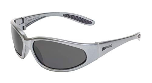 Global Vision Eyewear Hercules Grey SM Hercules SM Hercules Series Sunglasses-Smoke Lens Gray Frame Global Vision Eyewear Hercules Grey SM Hercules SM Hercules Series Sunglasses-Smoke Lens Gray Frame