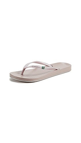 Ipanema Womens Brilliant Brazilian Flip Flops  Beige-Beige  11 M US