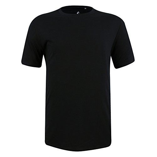 Ridge Merino Mens Ridge Journey T-Shirt -Large  Black-