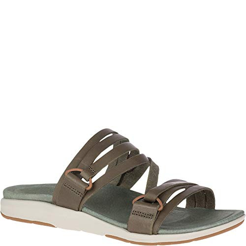 Merrell womens Kalari Shaw Slide Sandal  Olive  11 US