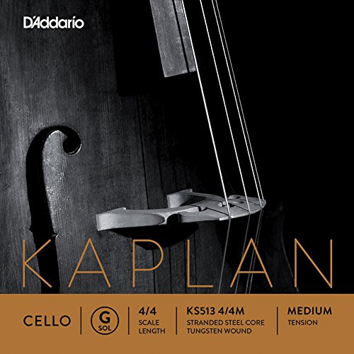 DAddario Kaplan Cello Single G String  4-4 Scale  Medium Tension